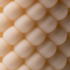 WeFra-Candles Bubblekerze „Soft Sphere“ aus 100 % Sojawachs, kugelförmige Kerze mit weichem Design, ruhige Beleuchtung